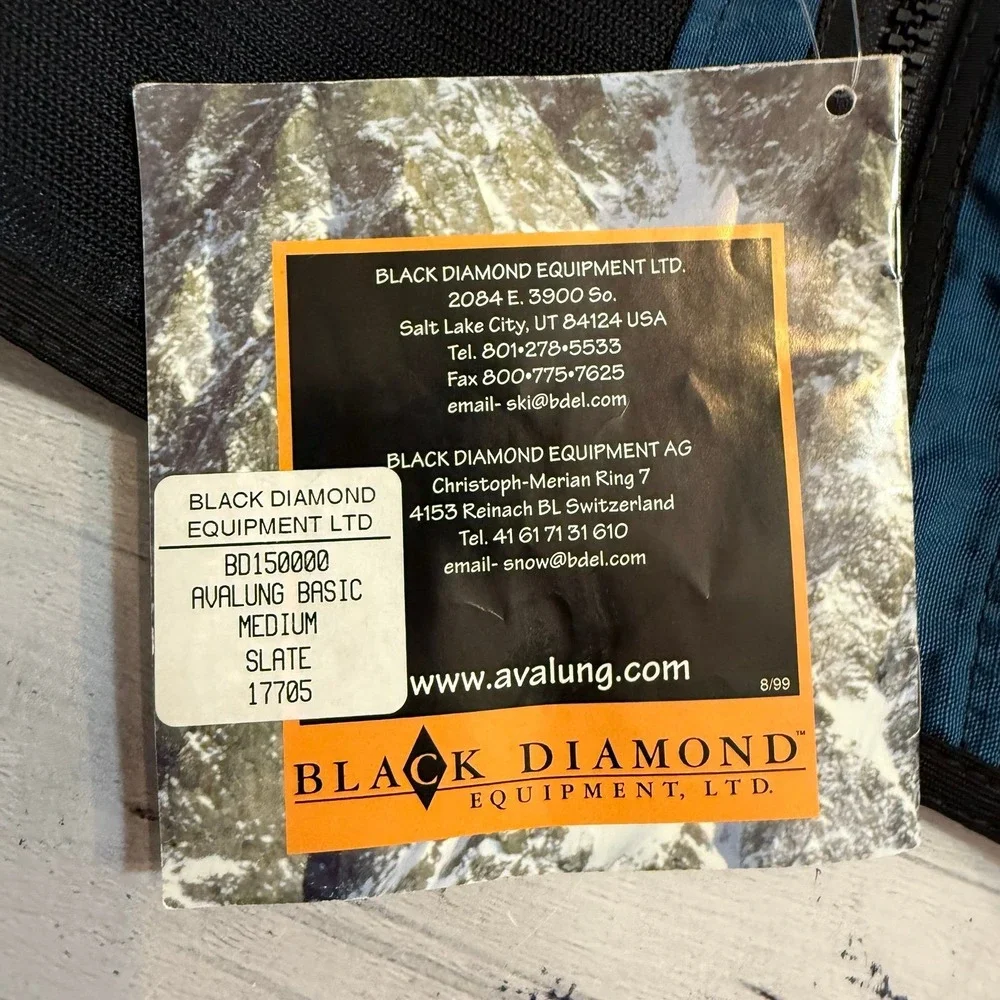 Black Diamond Avalung Basic Rescue Men's Diamond Avalanche vest black medium NEW